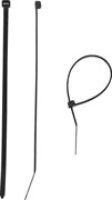 Чёрная кабельная нейлоновая стяжка Зубр КС-Ч1 2,5x100 мм, 100 шт 309030-25-100