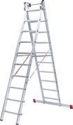 Алюминиевая двухсекционная индустриальная лестница NV 522 Новая Высота 2х7 5220207