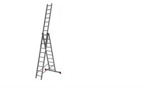 Алюминиевая трехсекционная лестница Новая Высота 3х11 614311