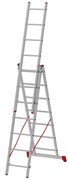 Алюминиевая трехсекционная лестница Новая Высота NV 223 3х7 2230307