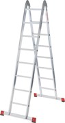 Алюминиевая двухсекционная лестница Новая Высота NV 331 2х4 3310204