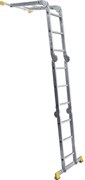 Алюминиевая четырехсекционная шарнирная лестница Алюмет 4x3 Т 433 SP