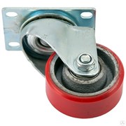 Поворотное промышленное колесо Medium полиуретановое 100 мм
