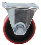 Неповоротное промышленное колесо Medium полиуретановое 100 мм