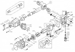 Ремкомплект для гайковёрта 608-23388L, винт регулятора MACTAK 608-23388R12