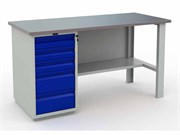 Металлический слесарный верстак ПРАКТИК Profi №601 К30399705246