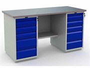 Металлический слесарный верстак ПРАКТИК Profi №604 К30399755246