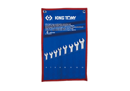 Набор комбинированных удлиненных ключей King Tony 6-13 мм, чехол из теторона, 8 предметов 12C8MRN