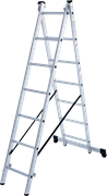 Алюминиевая двухсекционная лестница Новая Высота NV 122 2x7 1220207