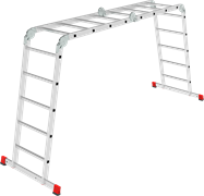 Алюминиевая лестница трансформер Новая Высота NV3321 2х4+2х5 3321245