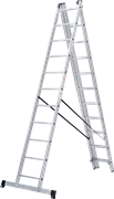Алюминиевая трехсекционная лестница Новая Высота NV 123Y 3x11 1230311Y