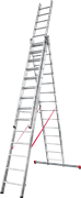 Алюминиевая трехсекционная лестница Новая Высота NV 323 3х14 3230314