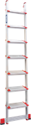 Алюминиевая приставная лестница Новая Высота NV 517 7 ступеней 5170107