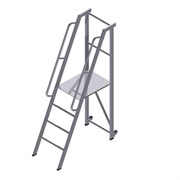 Передвижная лестница-платформа фиксированной высоты ALUR ЛПФВА-1П