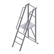 Лестница-платформа фиксированной высоты с траверсой ALUR ЛПФВА-1,5Т