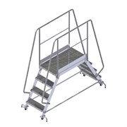 Переходный мостик на колесах с упорами ALUR МП-0,54х2,0х1,5КУ