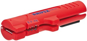 Инструмент для снятия оболочки с плоского и круглого кабеля KNIPEX KN-1664125SB