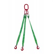 Трехветвевый текстильный строп Грузовая механика 3СТ-1,6т 1,5м (30мм 1/ЗП6)