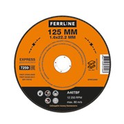 Отрезной круг по металлу FoxWeld FerrLine Express 125 х 1,6 х 22,2 мм A46TBF