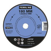 Отрезной круг по металлу FoxWeld FerrLine Expert 180 х 1,8 х 22,2 мм A46TBF
