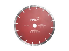 Сегментный алмазный диск VOLL ПРЕМИУМ для железобетона 230х2,6х10х22,23