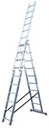 Алюминиевая трехсекционная лестница Krause Corda 3х10 010407