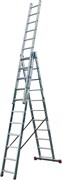 Алюминиевая трехсекционная лестница 3х11 Krause Corda 010421