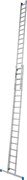 Двухсекционная лестница с перекладинами, выдвигаемая тросом Krause Stabilo 2х18 133878/123428