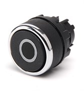 Головка для кнопки EMAS черная с маркировкой "0" BDHO