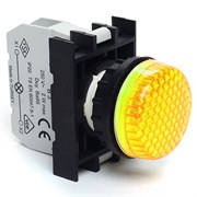 Сигнальная арматура EMAS желтая со светодиодом 100-230В AC CP0S0XS