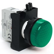 Сигнальная арматура EMAS зеленая со светодиодом 100-230В AC CP0Y0XY