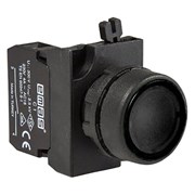 Нажимная кнопка EMAS круглая черная (1НО) CP100DH