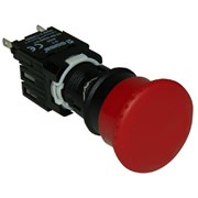 Нажимная кнопка EMAS возвратная, грибовидная, красная (1НЗ) D200YM30K
