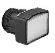 Головка для прямоугольной кнопки EMAS серии D белая DDDB