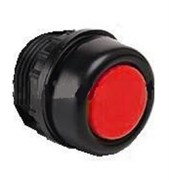 Головка к круглой нажимной кнопке EMAS красная, с силиконовым колпачком серии KB DRK