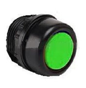 Головка к круглой нажимной кнопке EMAS зеленая, с силиконовым колпачком серии KB DRY