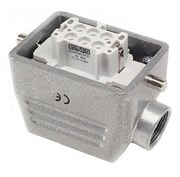 Розетка EMAS 6 полюсов, 16А боковой кабельный ввод EBM06PU10