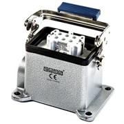 Розетка EMAS 6 полюсов, 16А, монтаж на панель с фиксатором EBM06PD16