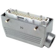 Вилка EMAS боковой кабельный ввод, 24 полюса, 16А EBM24FU10