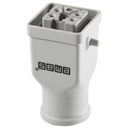 Розетка EMAS 5 полюсов, 10А, монтаж на кабель EBP05PU30