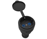 Розетка EMAS для удлинителя в резиновом корпусе 16А EKS116P