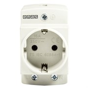 Розетка EMAS на дин-рейку, 16А EPREU2G