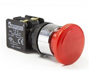 Аварийная кнопка EMAS "Грибок" (1НО+1НЗ) KB14E