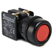 Водозащитная кнопка EMAS красная (1НЗ+1НО) KB14RK