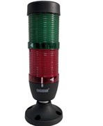 Сигнальная колонна EMAS 50мм, красная, зеленая 24V, светодиод LED IK52L024XM02