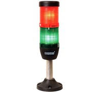 Сигнальная колонна EMAS 50мм, красная, зеленая, 220V, светодиод LED IK52L220XM03