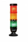 Сигнальная колонна EMAS 50мм, красная, желтая, зеленая 24V, светодиод LED IK53L024XM02