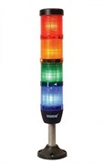 Сигнальная колонна EMAS 50мм, красная, зеленая, желтая,синяя, 24V, стробоскоп IK54F024XM03