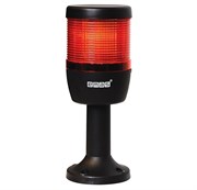 Сигнальная колонна EMAS 70мм, красная, 220V, стробоскоп FLESH IK71F220XM01