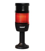 Сигнальная колонна EMAS 70мм, красная, 220V, светодиод LED, зуммер IK71L220ZM01